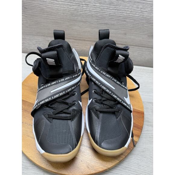 Nike React Hyperset Black White Gum Light Brown Volleyball Shoes Men’s 7 - Picture 4 of 9